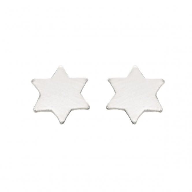 Beginnings Sterling Silver A022 Star Stud Earrings