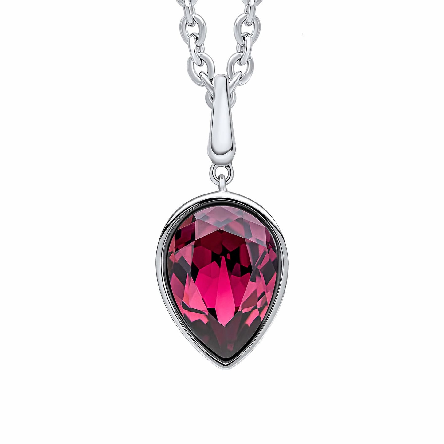 Beginnings Sterling Silver Amethyst Crystal Amethyst Pendant P5459M