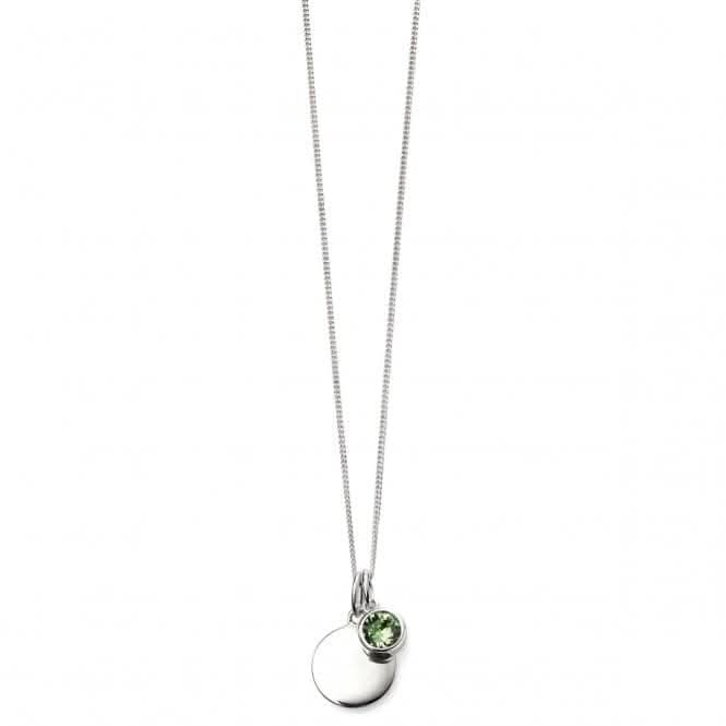 Beginnings Sterling Silver August Birth Stone Pendant P4597