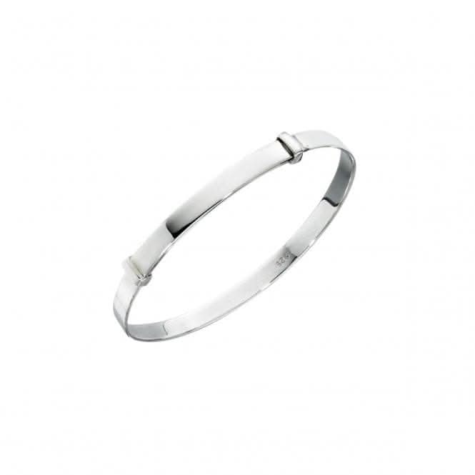 Beginnings Sterling Silver Plain Expanding Childs Bangle B3588