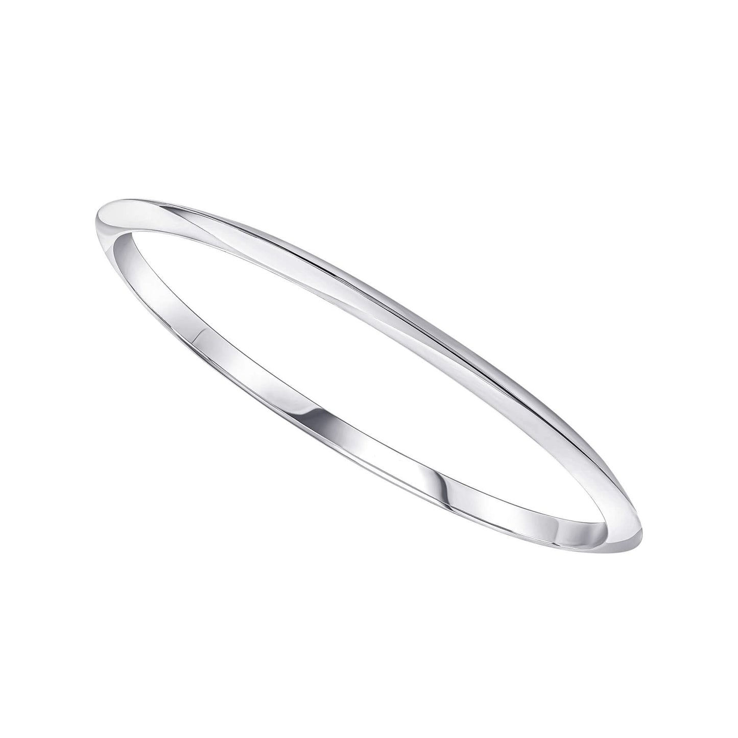 Beginnings Sterling Silver Knife Edge Bangle B5521