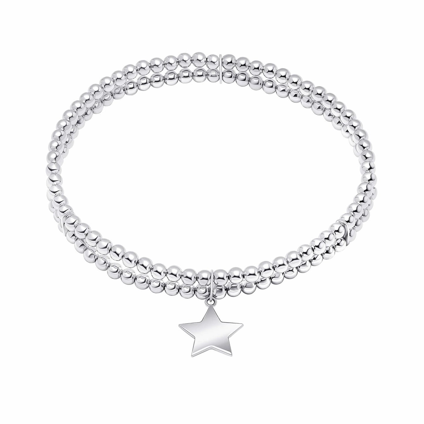 Beginnings Sterling Silver Star Bracelet B5534