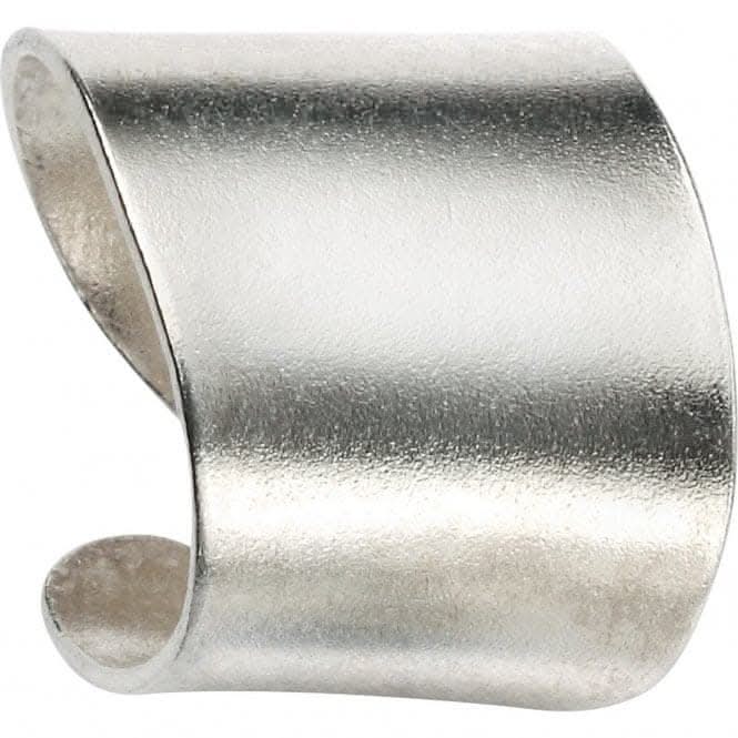 Beginnings Sterling Silver C163 Solid Matt Ear Cuff
