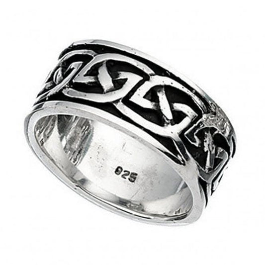 Beginnings  Sterling Silver Celtic Band Ring R088