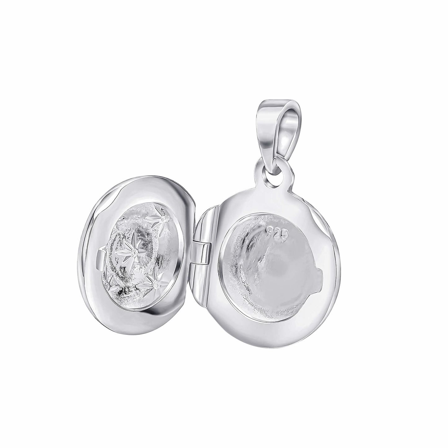 Beginnings Sterling Silver Cubic Zirconia White Pendant P5440C