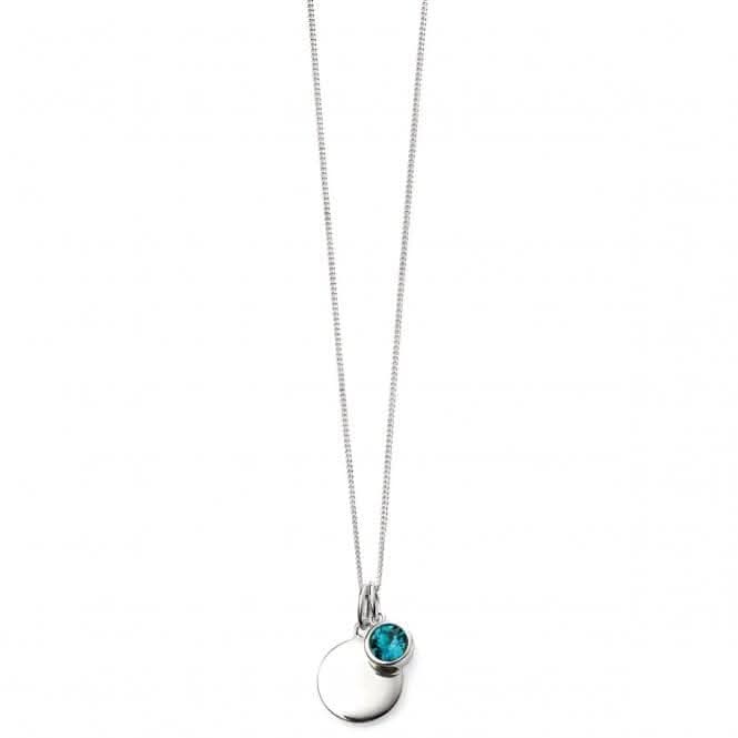 Beginnings Sterling Silver December Birth Stone Pendant P4601