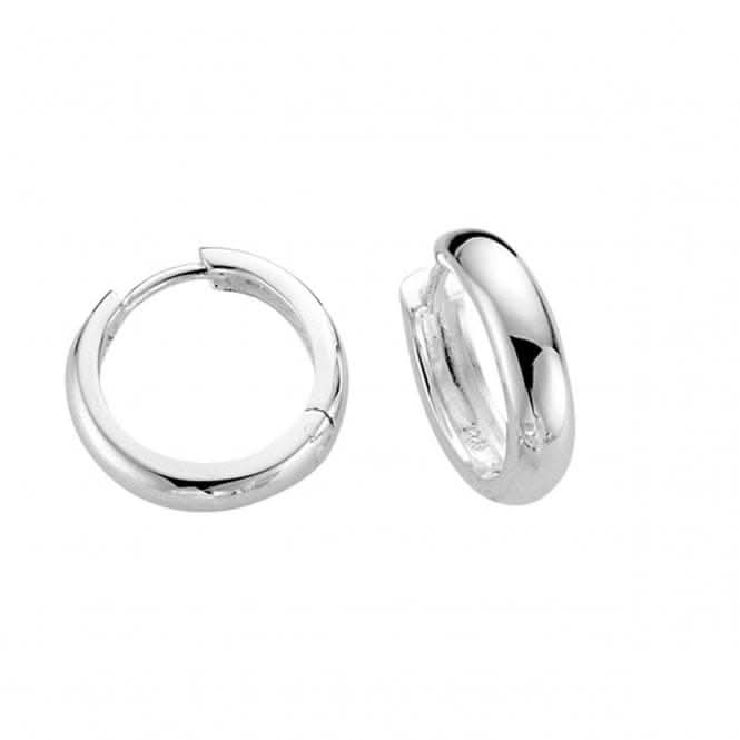 Beginnings Sterling Silver E3216 Polished Hoop Earrings
