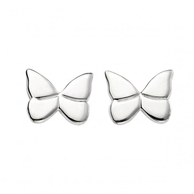 Beginnings Sterling Silver E5424 Butterfly Stud Earrings