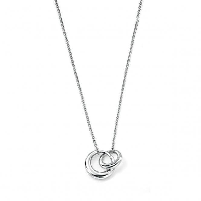 Beginnings Sterling Silver Interlocking Links 41+5cm Necklaces N2832