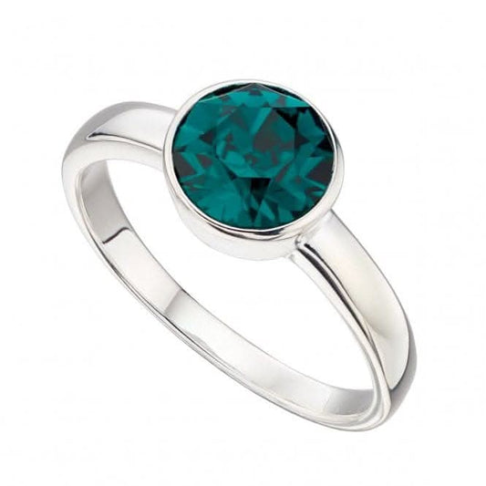 Beginnings  Sterling Silver May Swarovski Birthstone Ring R3689