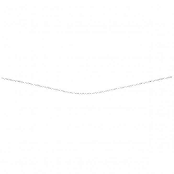 Beginnings Sterling Silver N458 030 Round Belcher 41cm Chain