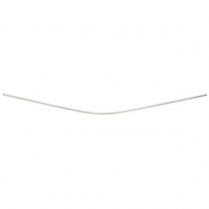 Beginnings Sterling Silver N685 060 Snake 51cm Chain
