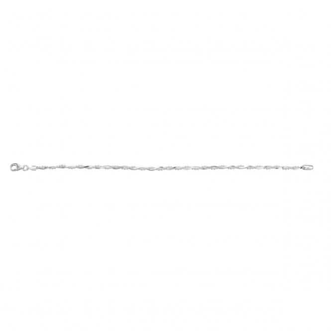 Beginnings Sterling Silver Twisted Chain Bracelet B4327