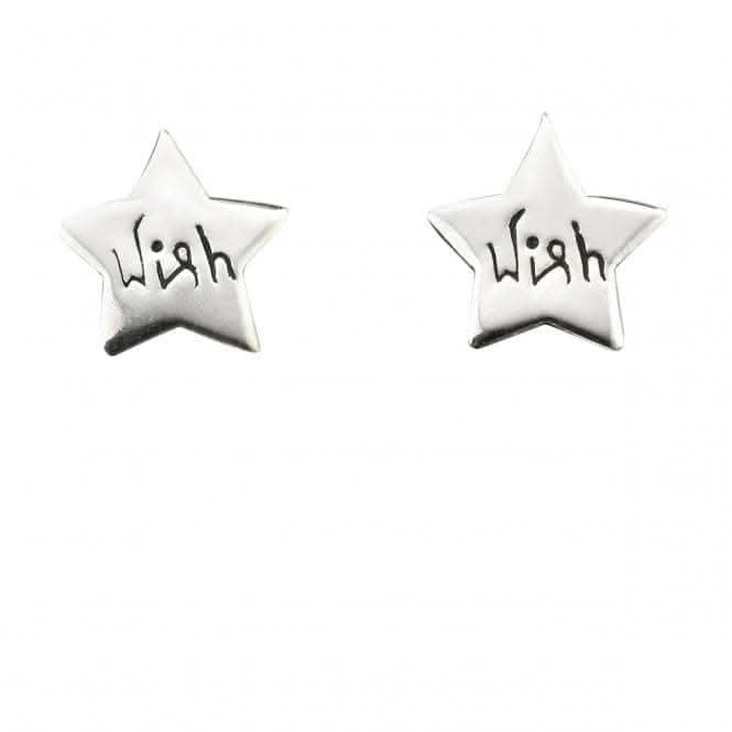 Beginnings Sterling Silver Wish On A Star Earrings A2029
