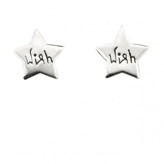 Beginnings Sterling Silver Wish On A Star Earrings A2029