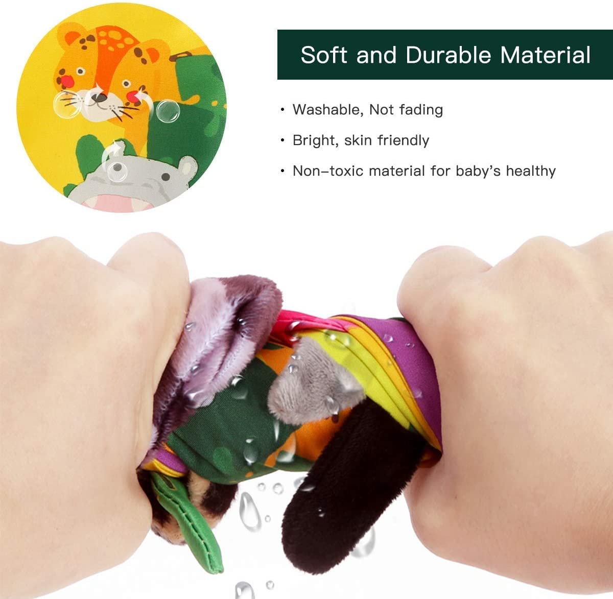 Beiens Baby Cloth Books Set – Touch & Feel Crinkle Soft Books for 0-18 Months (3 pcs)