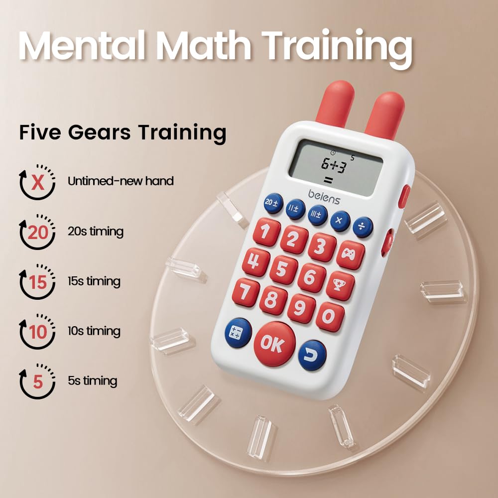 Beiens Learning Toys for 4+ | Math Games for Addition, Subtraction, Multiplication & Division