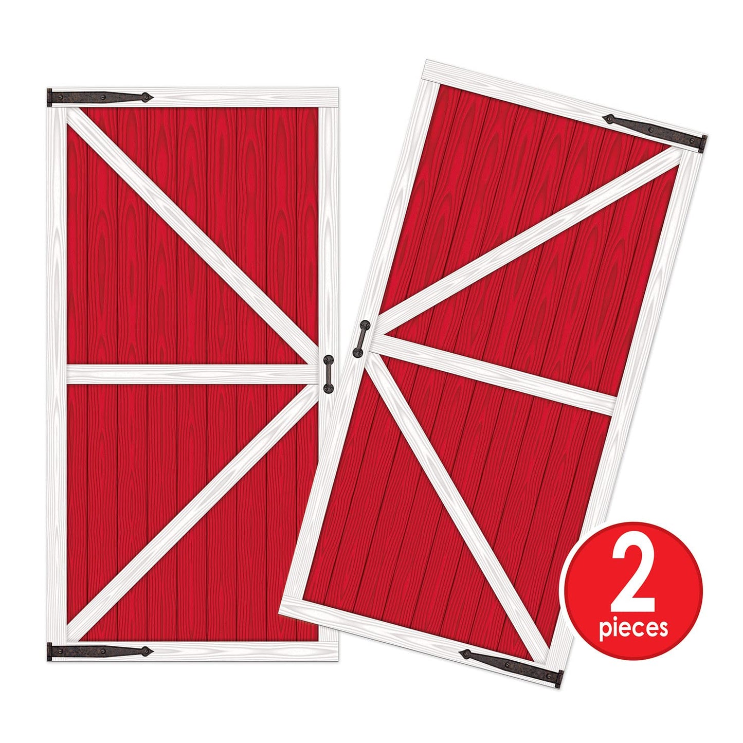 Beistle Barn Door Props – 2-Pack Party Decor (Indoor/Outdoor)