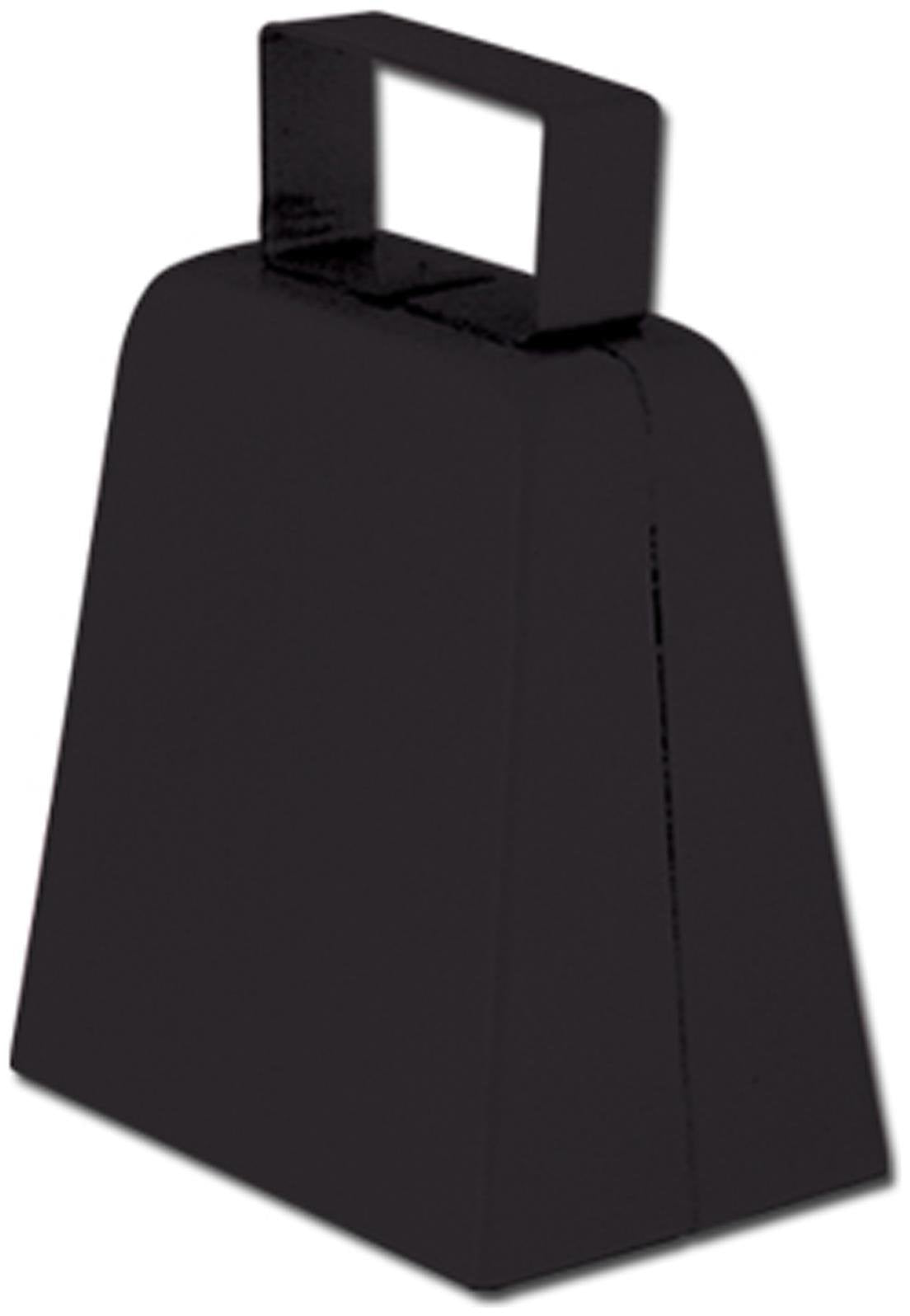 Beistle Black Cowbell Noisemaker 4" - Party Noise Maker