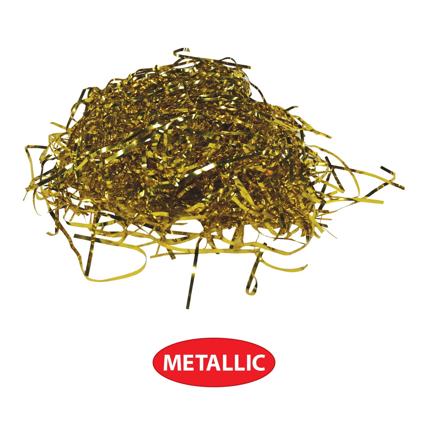 Beistle Gleam 'N Shreds Gold Metallic Strands – 1.5 oz Party Decor Filler