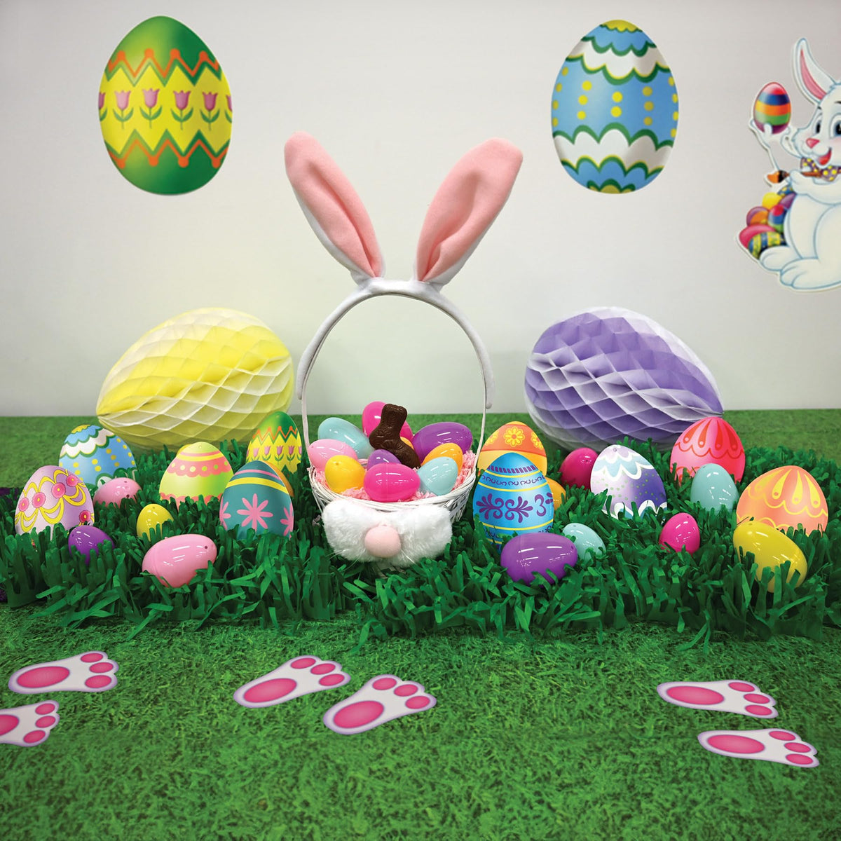 Beistle Mini Easter Egg Cutouts – 10 Pack, 4.5-Inch, Dual-Sided Cardstock