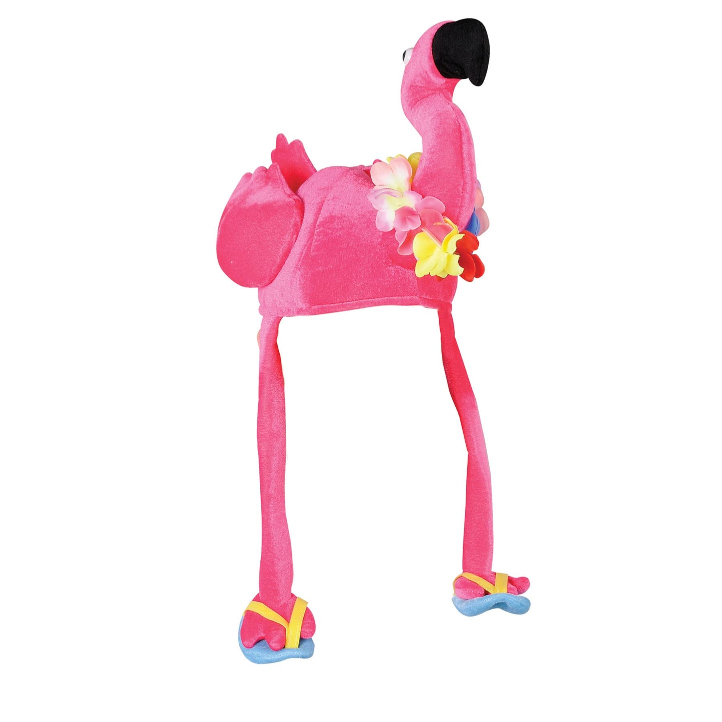 Beistle Plush Flamingo Hat - Pink Luau Party Accessory (1 Count)