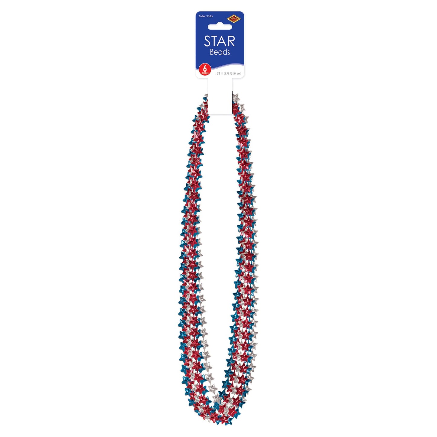 Beistle Star Beads | Premium Party Beads Necklace for Mardi Gras & Celebrations