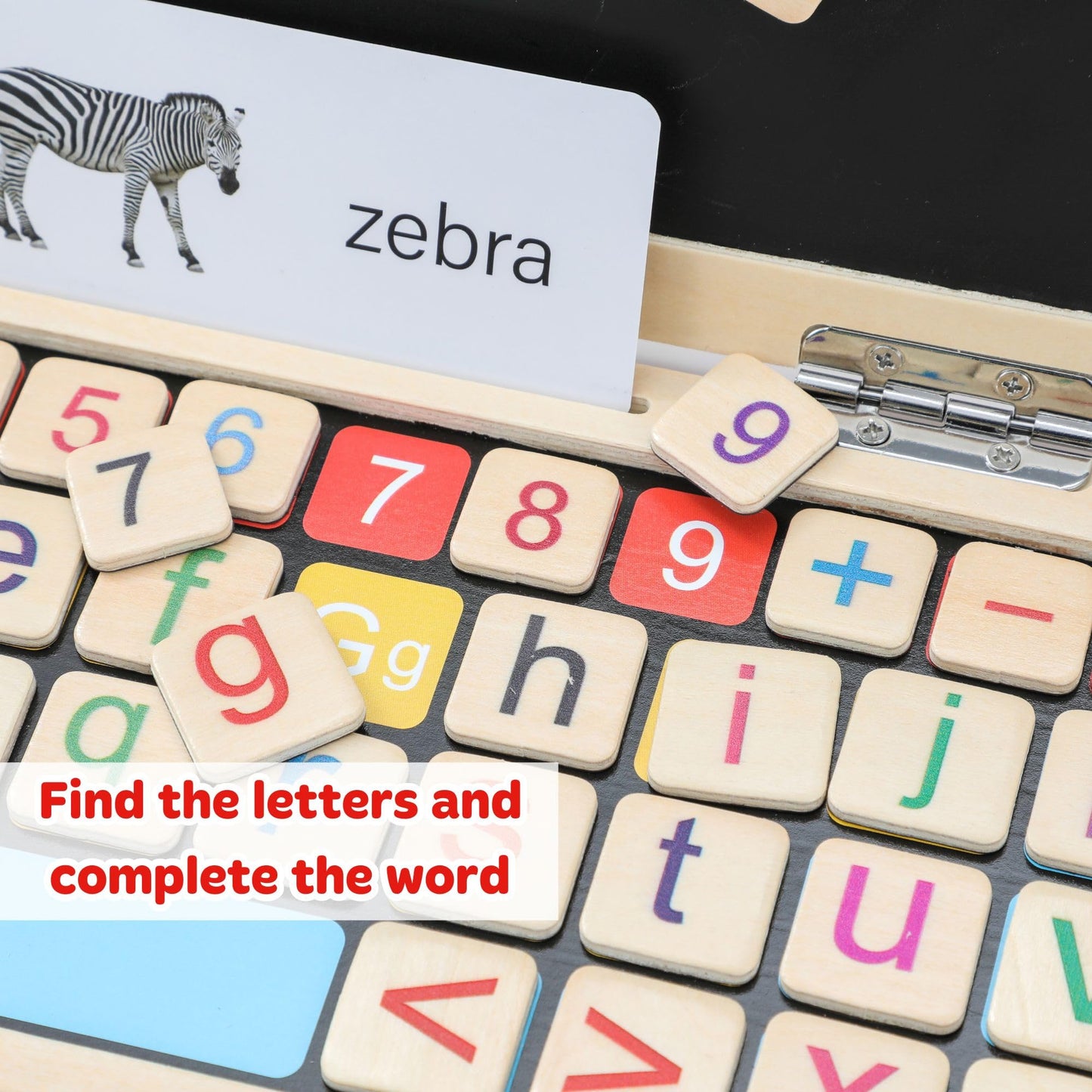BEKILOLE BekiPad 11.8-inch Wooden Laptop – Montessori Learning Toy for Ages 3-8