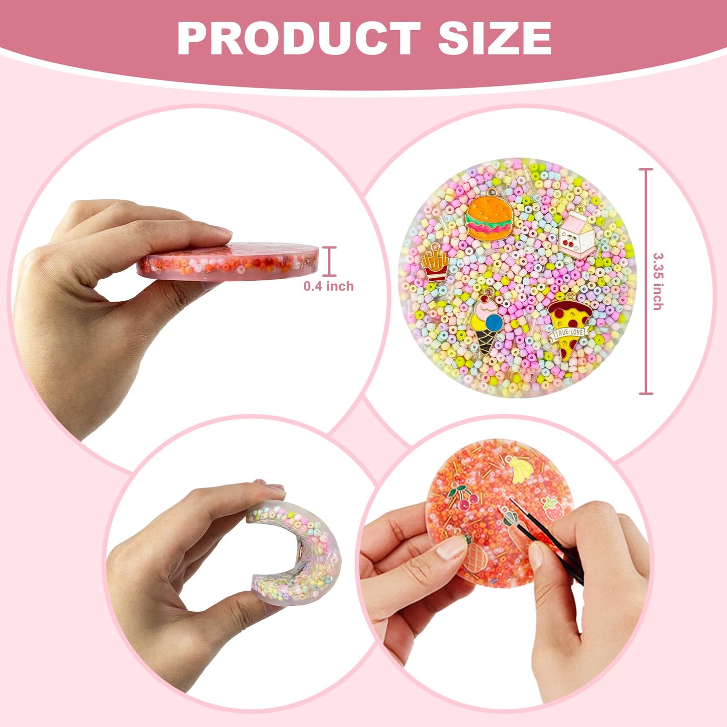 BekoNest Picky Pad 2 Pcs – Skin Picking Fidget Toys with Tweezers & Storage Box