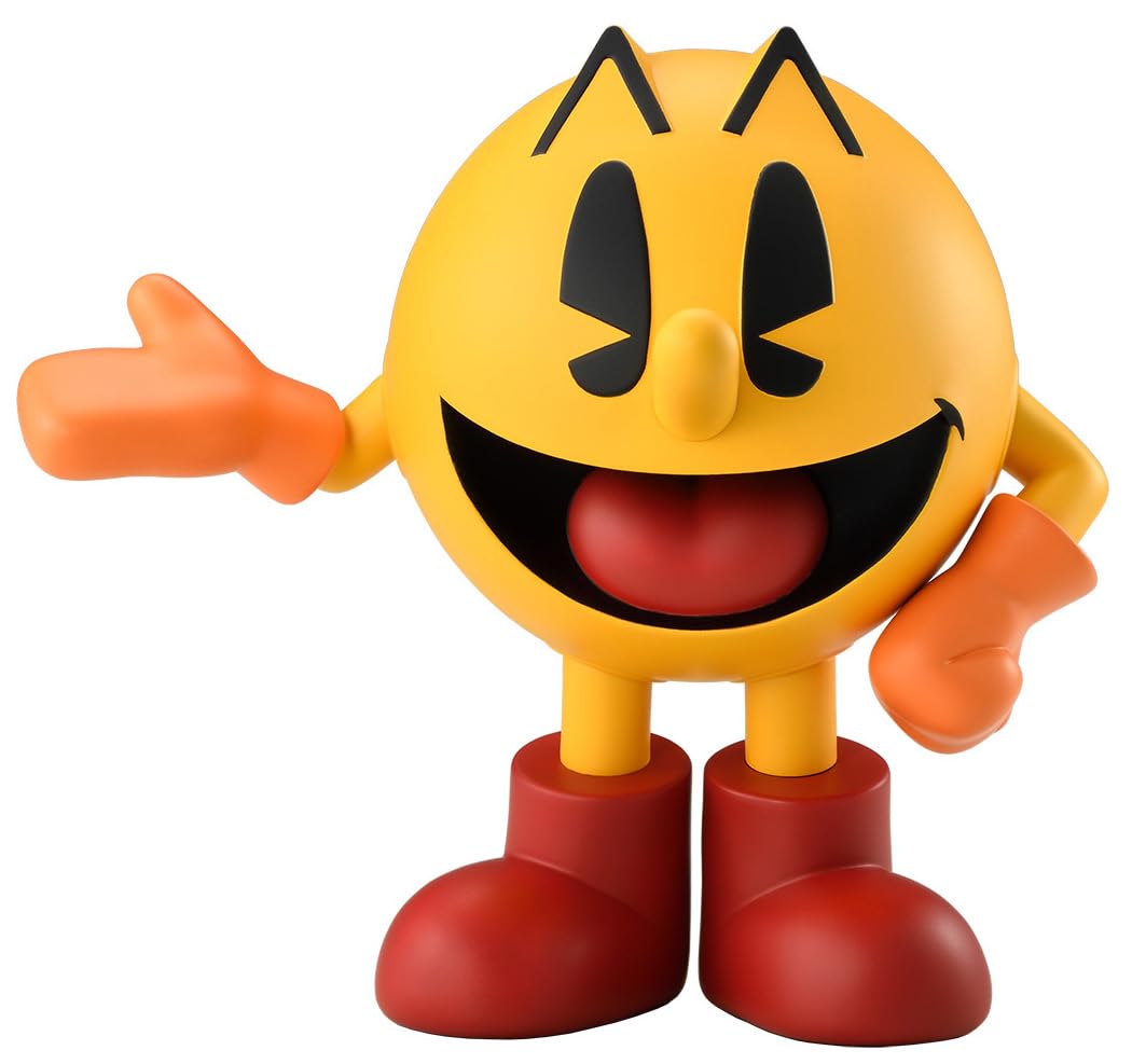 BellFine Pac-Man SoftB Half Soft Vinyl Figure – 6-Inch Collectible