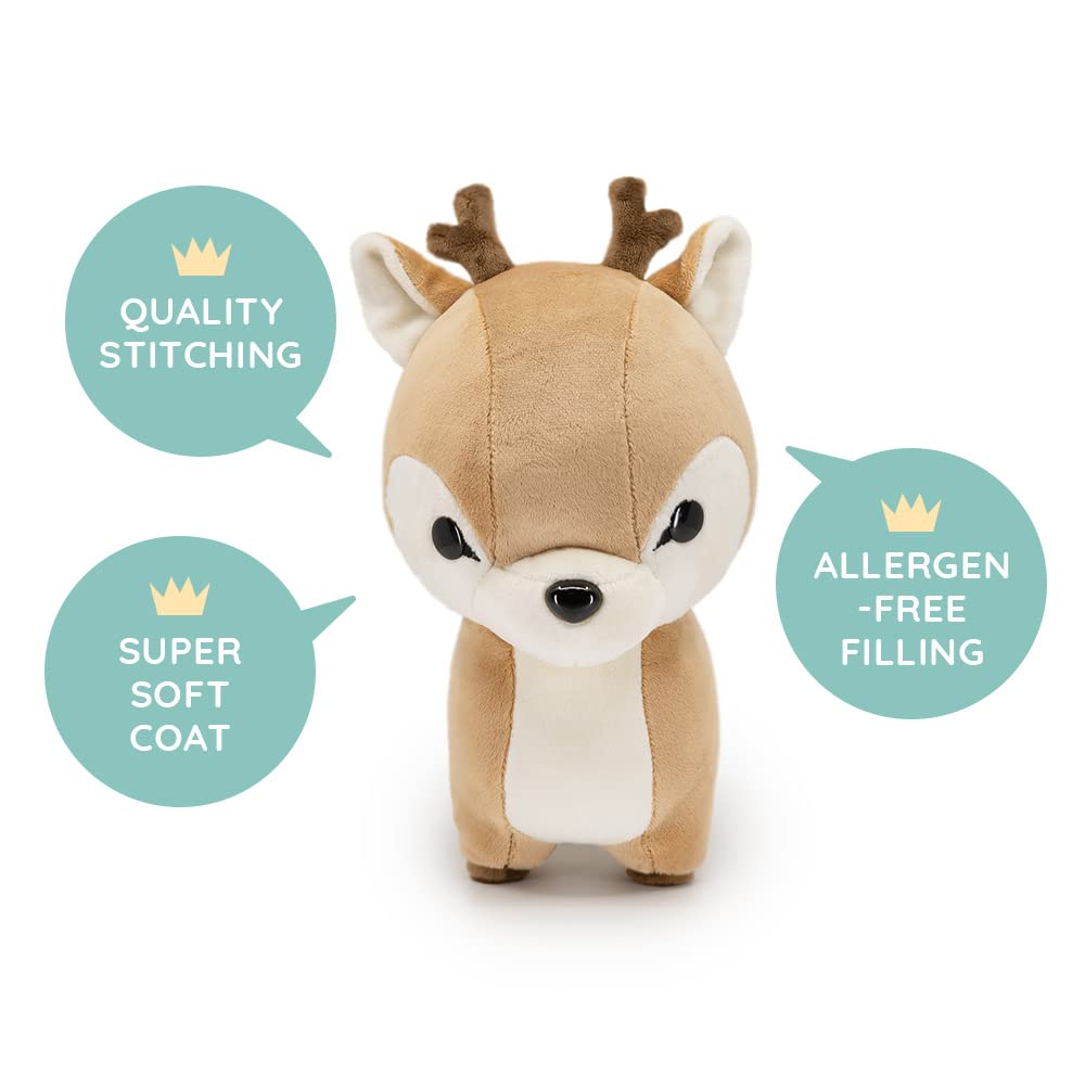Bellzi Deer Plush Toy – Ultra-Soft Woodland Deer for Kids and Babies | Deeri