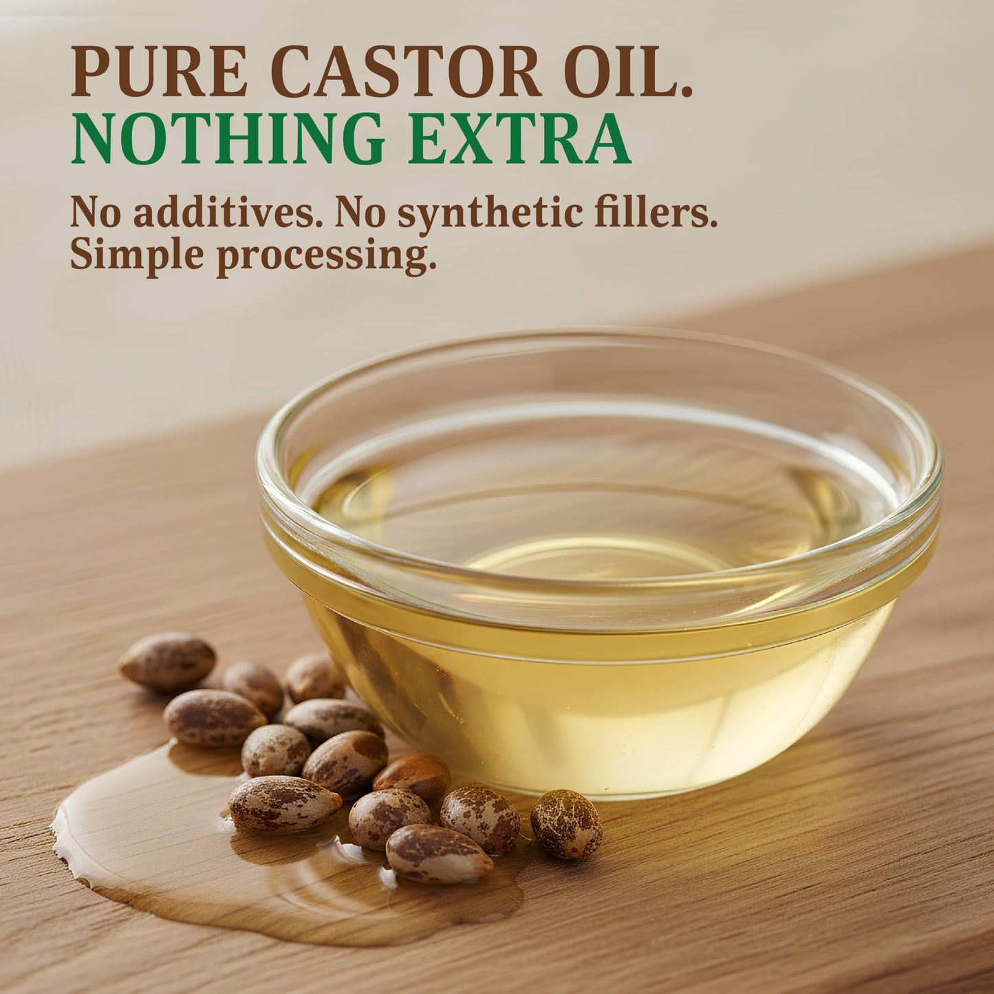 BELMAK Organic Castor Oil – Cold-Pressed, Unrefined, Hexane-Free, USDA Organic, 16.2 oz in Amber Glass