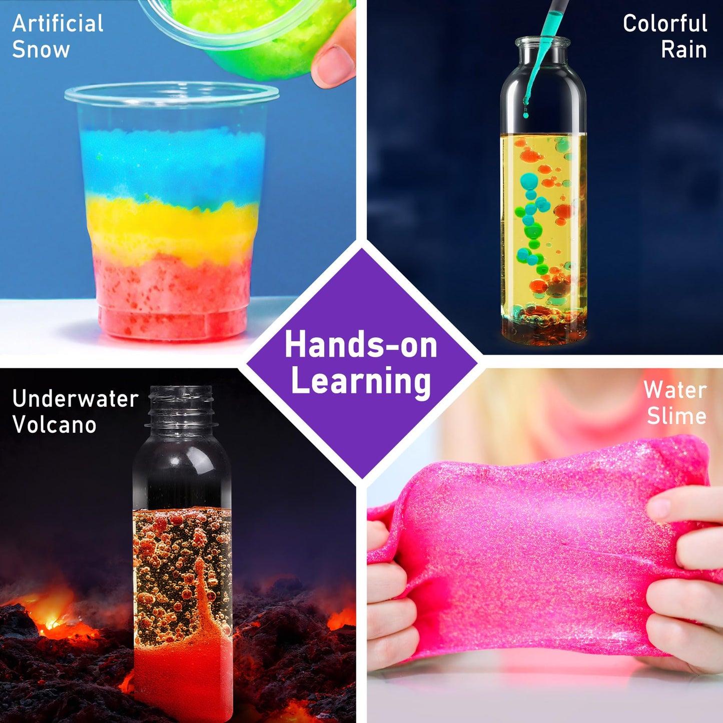 BenBen Volcano Science Kit – 105 Experiments STEM Toys for Kids 8-12