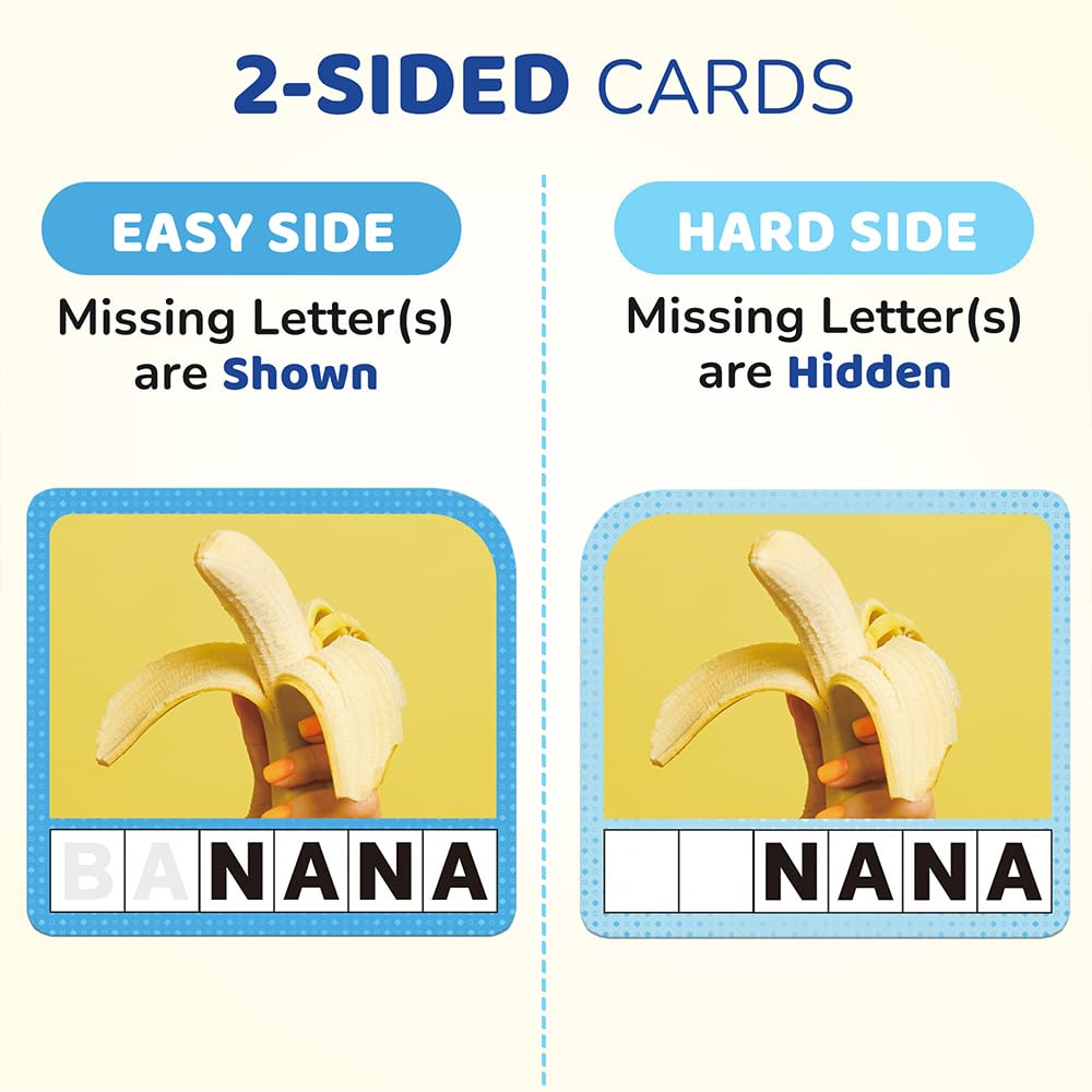BenBen Spelling Games – 224 Flashcards, 208 Wood Tiles, 1–4 Players | Educational Toy for Kids 4–8