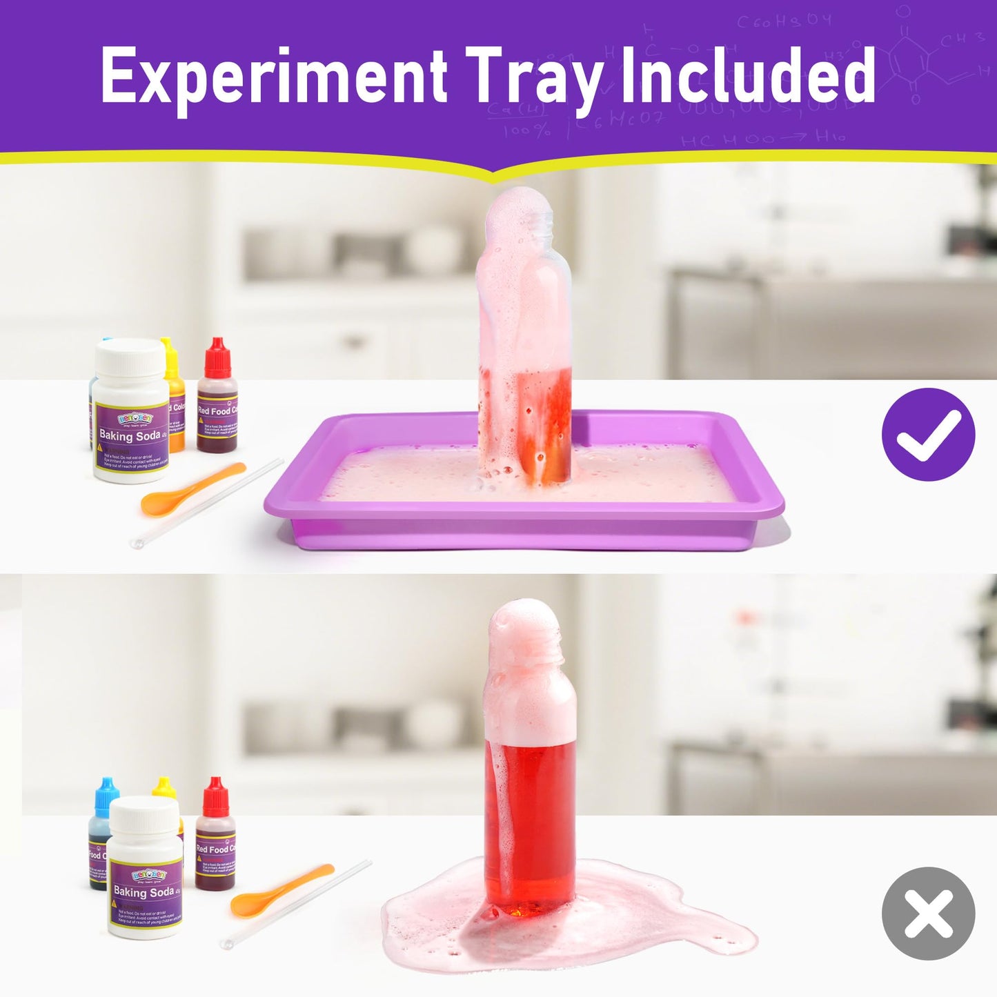 BenBen Volcano Science Kit – 105 Experiments STEM Toys for Kids 8-12
