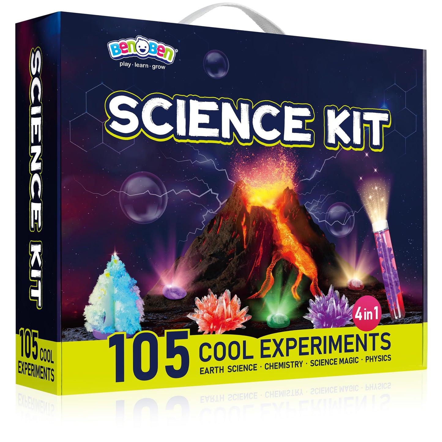 BenBen Volcano Science Kit – 105 Experiments STEM Toys for Kids 8-12