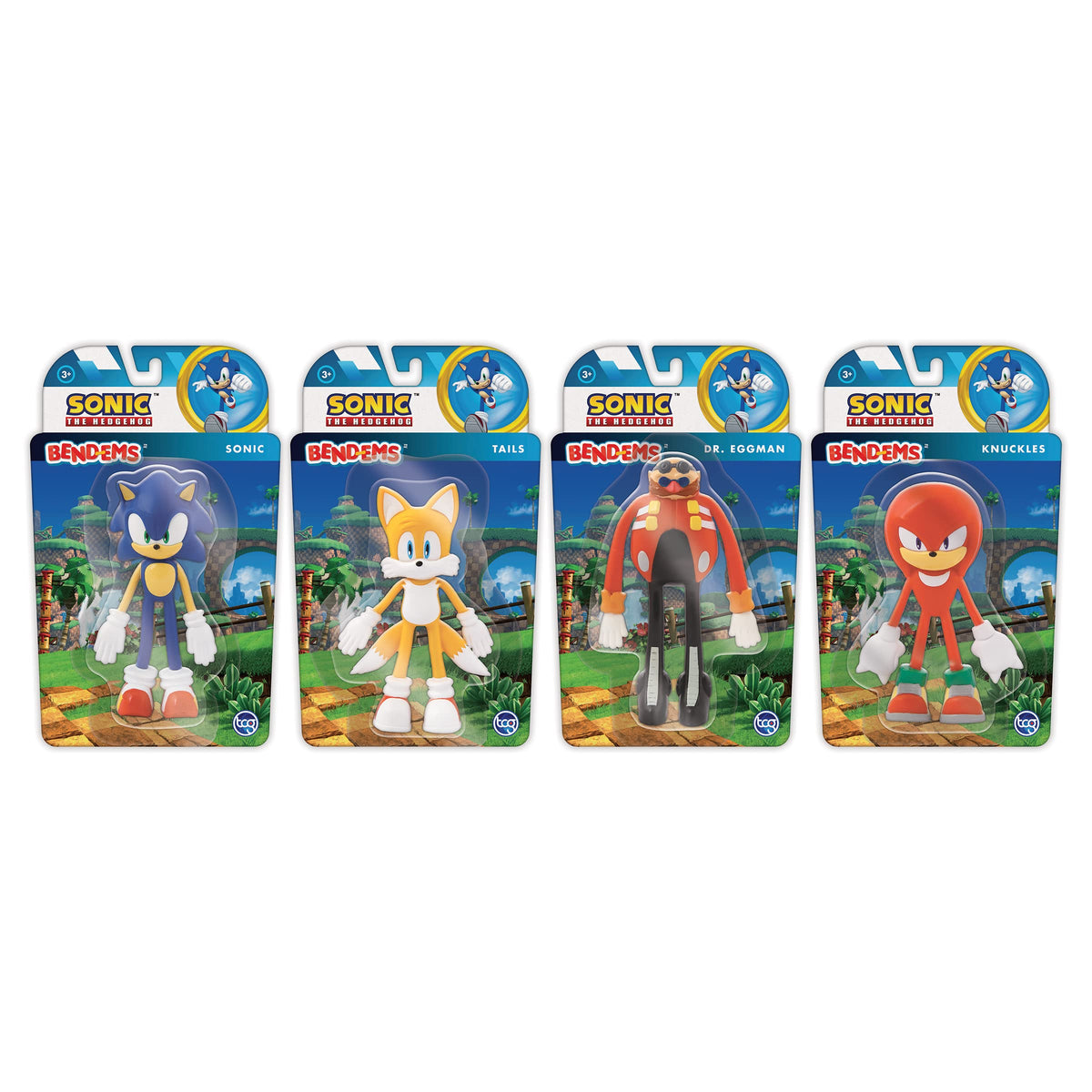 Bend-Ems Sonic The Hedgehog Tails Figure – Poseable Toy for Kids 3+