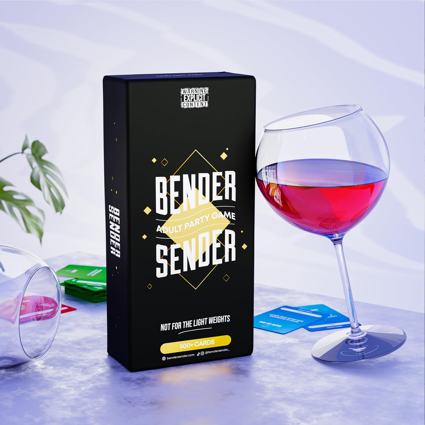 Bender Sender Adult Party Game – 500+ Bold Challenges & Icebreakers for 21+