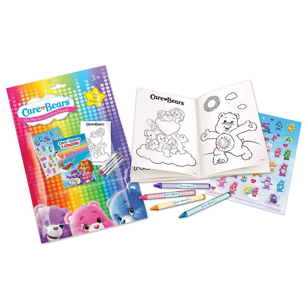 Bendon Care Bears Jumbo Coloring & Activity Books – 96 Pages, Set of 3
