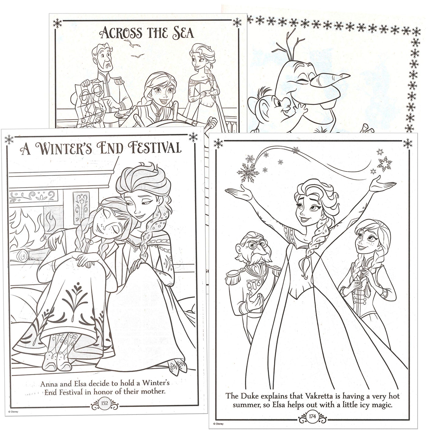 Bendon Frozen Coloring and Activity Book – 192 Pages, Elsa & Olaf