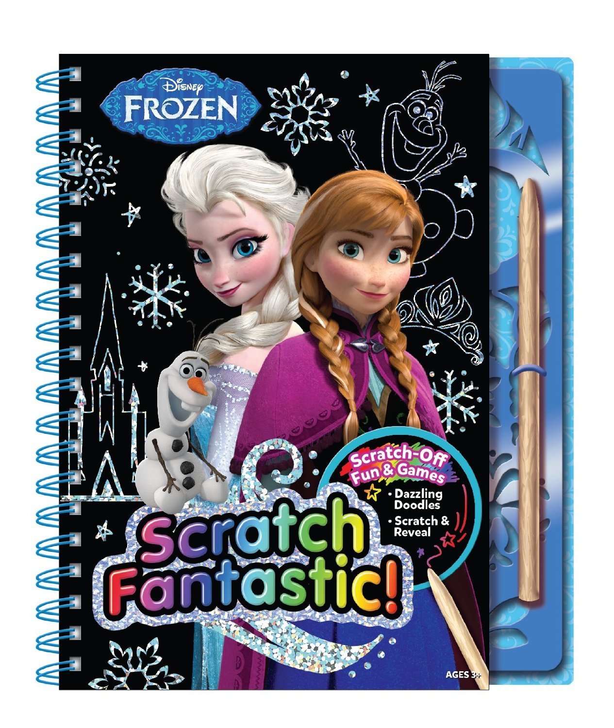 Bendon Frozen Elsa & Anna Coloring & Activity Book | Scratch Off Pages | Officially Licensed