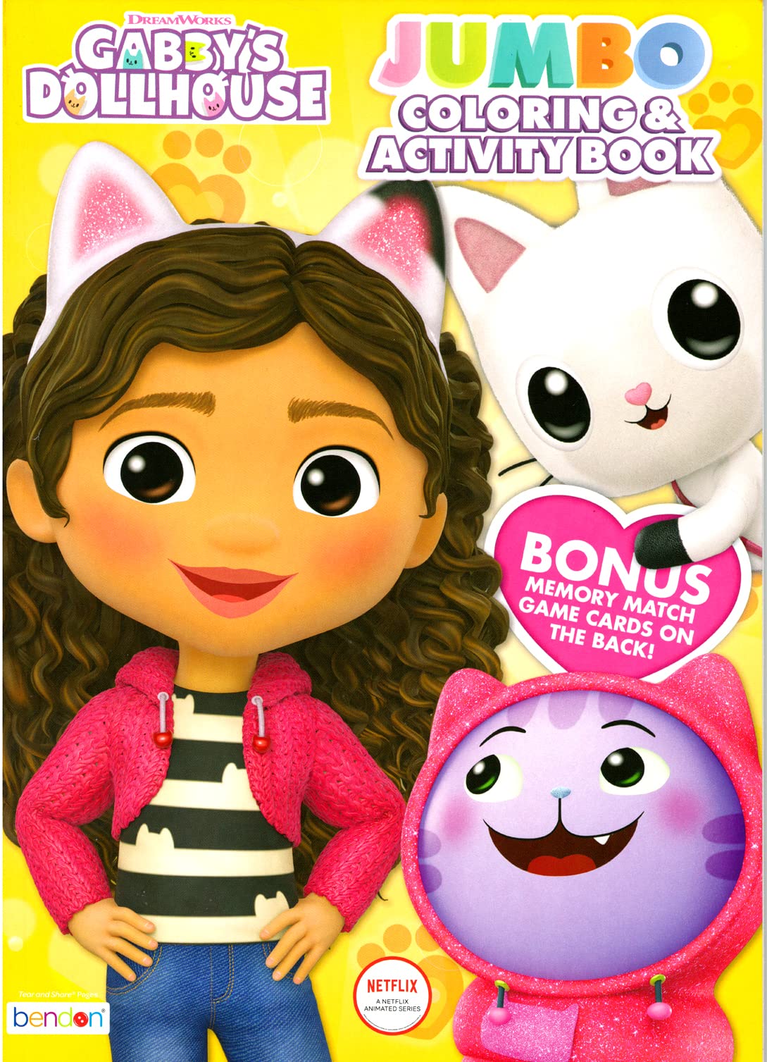 Gabby's Dollhouse Coloring Activity Book Bundle by Bendon