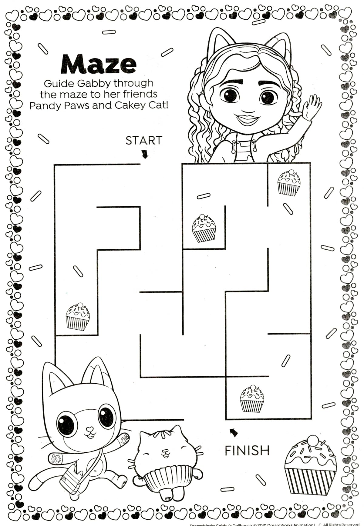 Gabby's Dollhouse Coloring Activity Book Bundle by Bendon