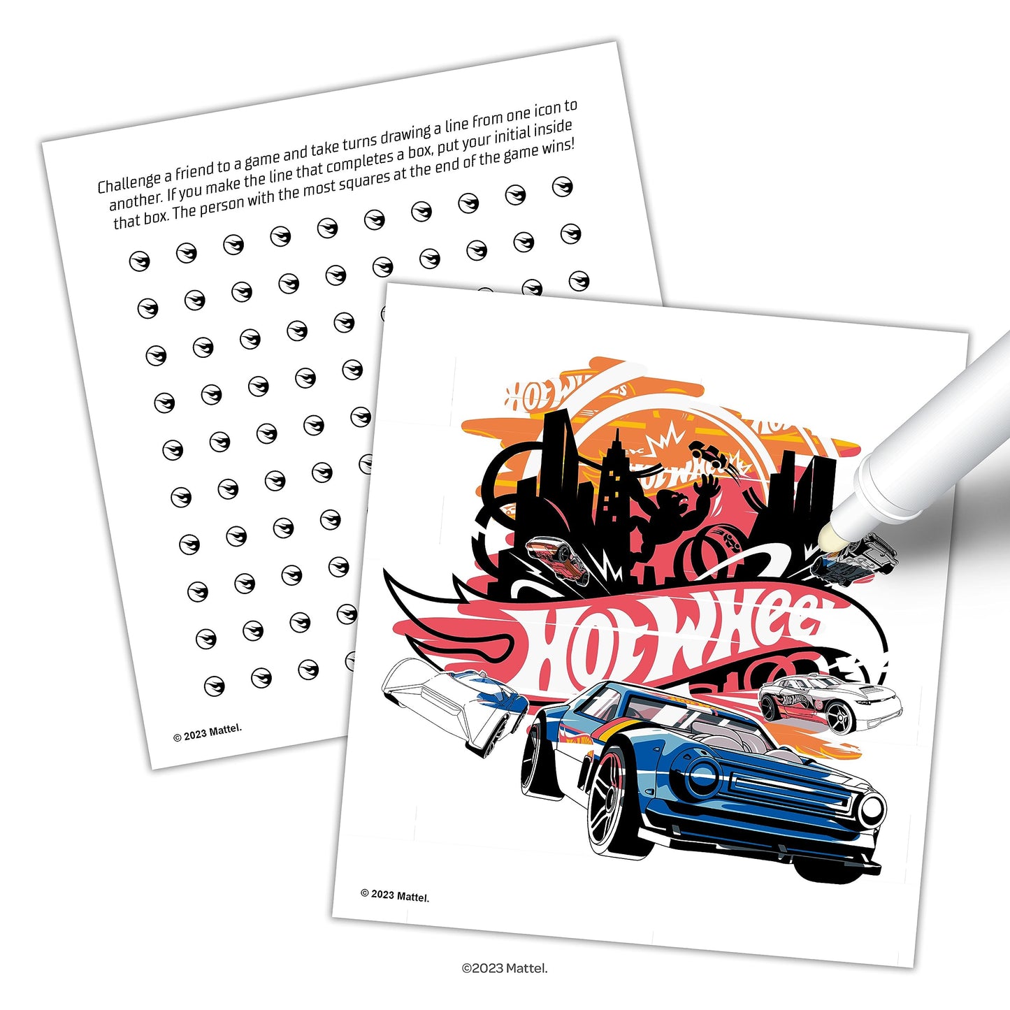 Bendon Hot Wheels Imagine Ink Party Favors & Coloring Book – Officially Licensed