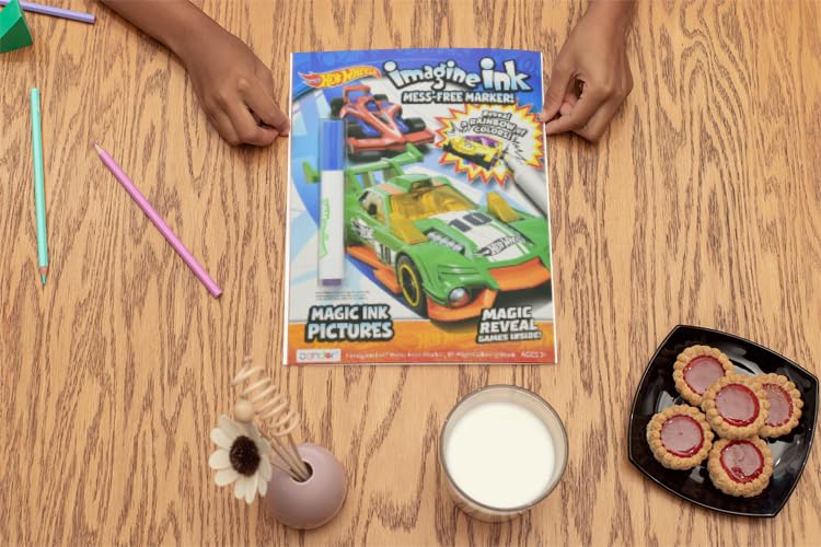 Bendon Hot Wheels Imagine Ink Party Favors & Coloring Book – Officially Licensed