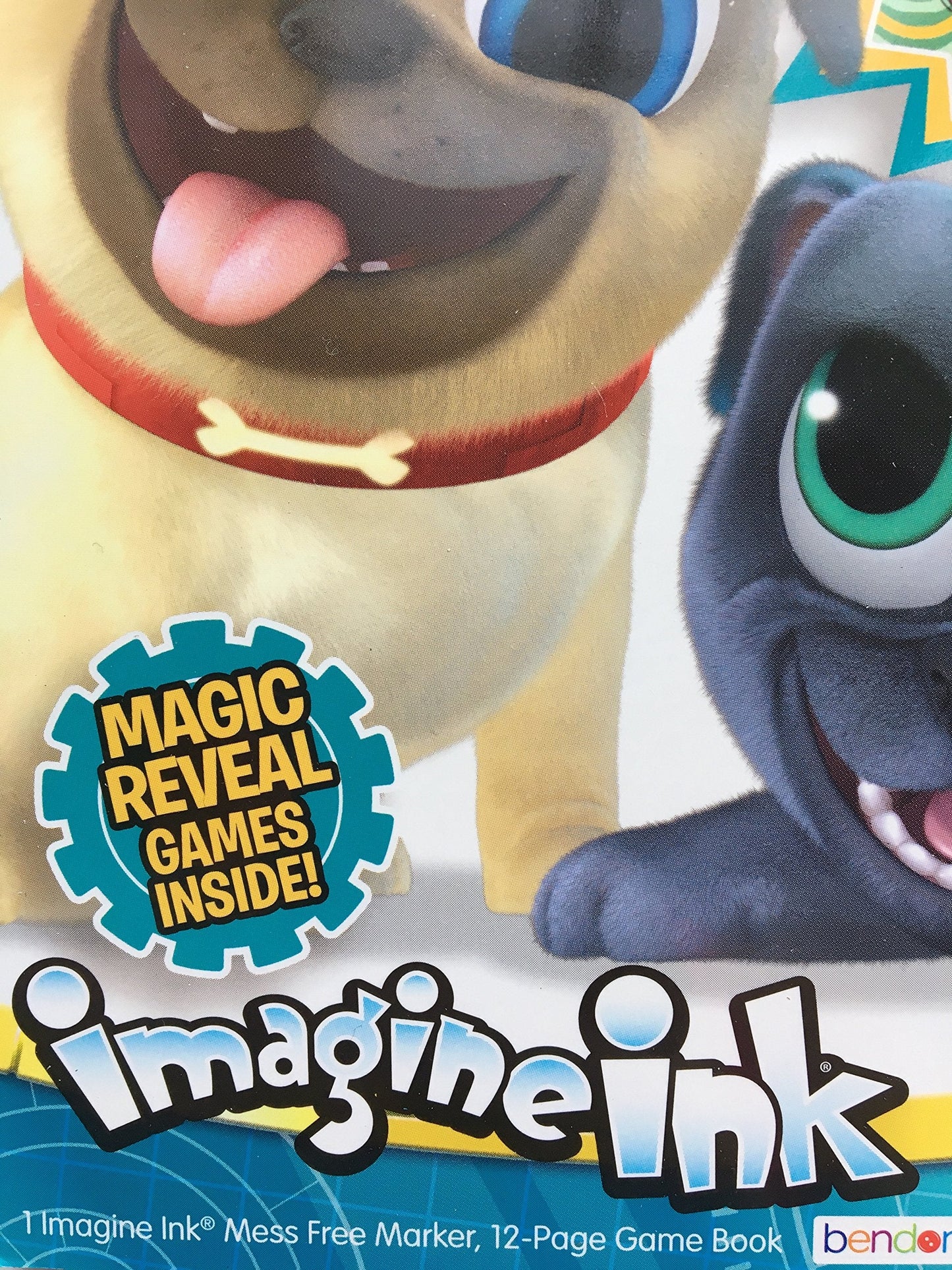 Bendon Puppy Dog Pals Imagine Ink: Magic Ink Pictures & Mess-Free Marker