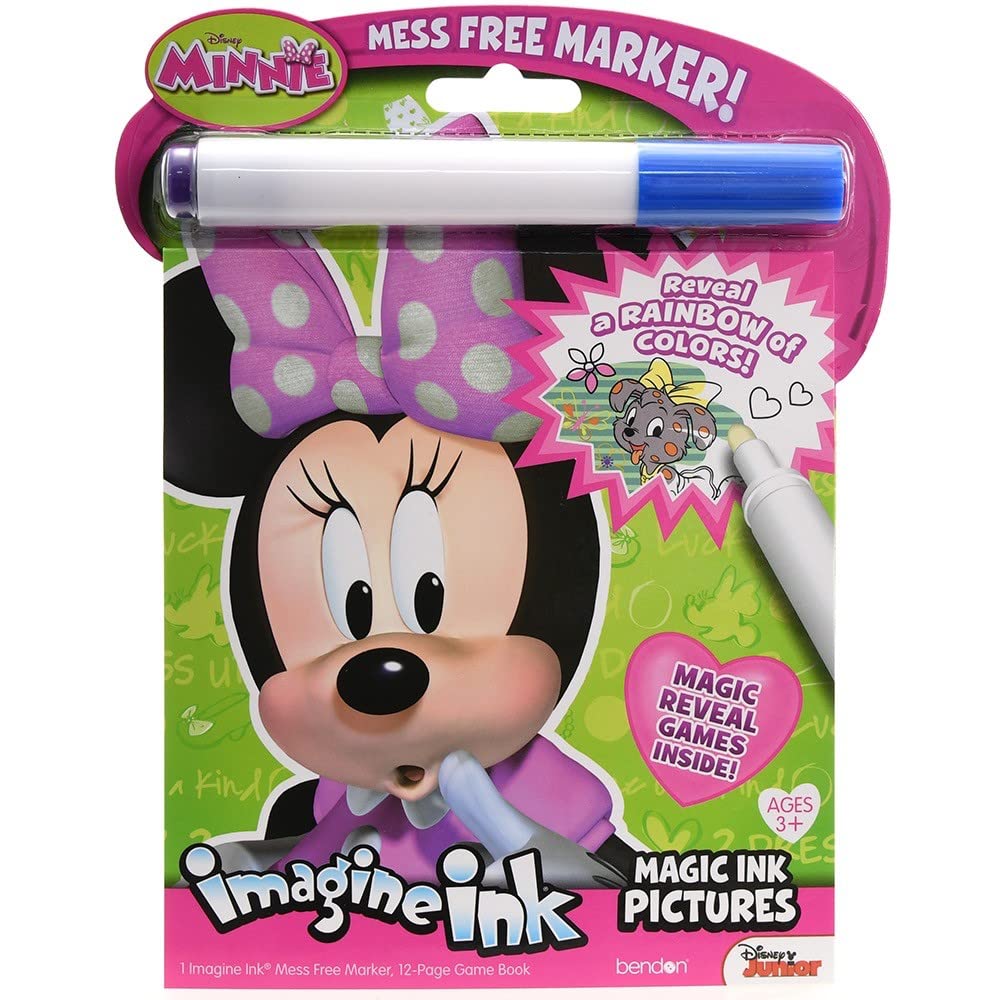 Bendon Imagine Ink Minnie Mouse Coloring Book – Mess-Free Magic Ink for Toddlers