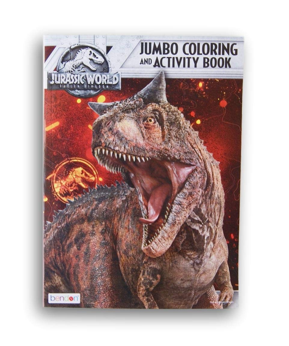 Bendon Jurassic World Jumbo Coloring & Activity Book – 96 Pages (Cover Varies)