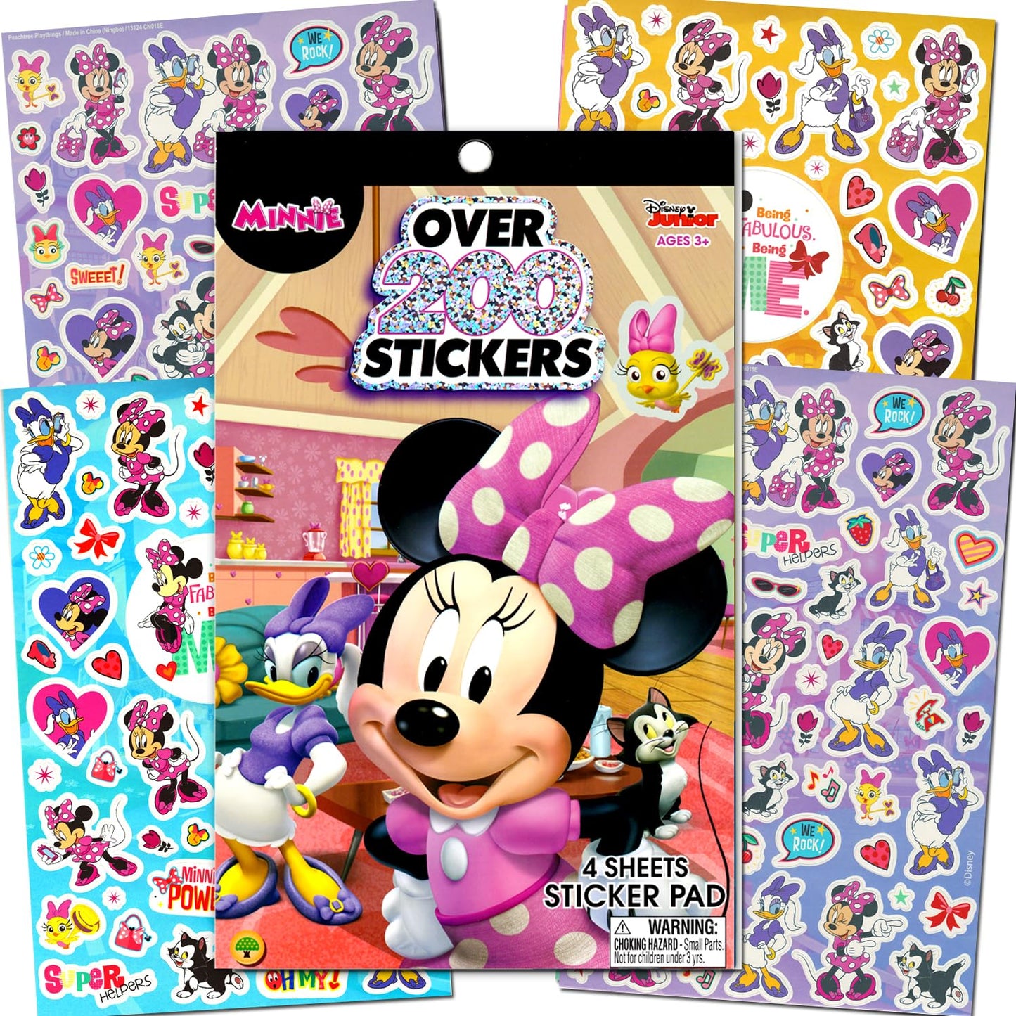 Bendon Minnie Mouse Coloring Activity Book & Sticker Set for Kids