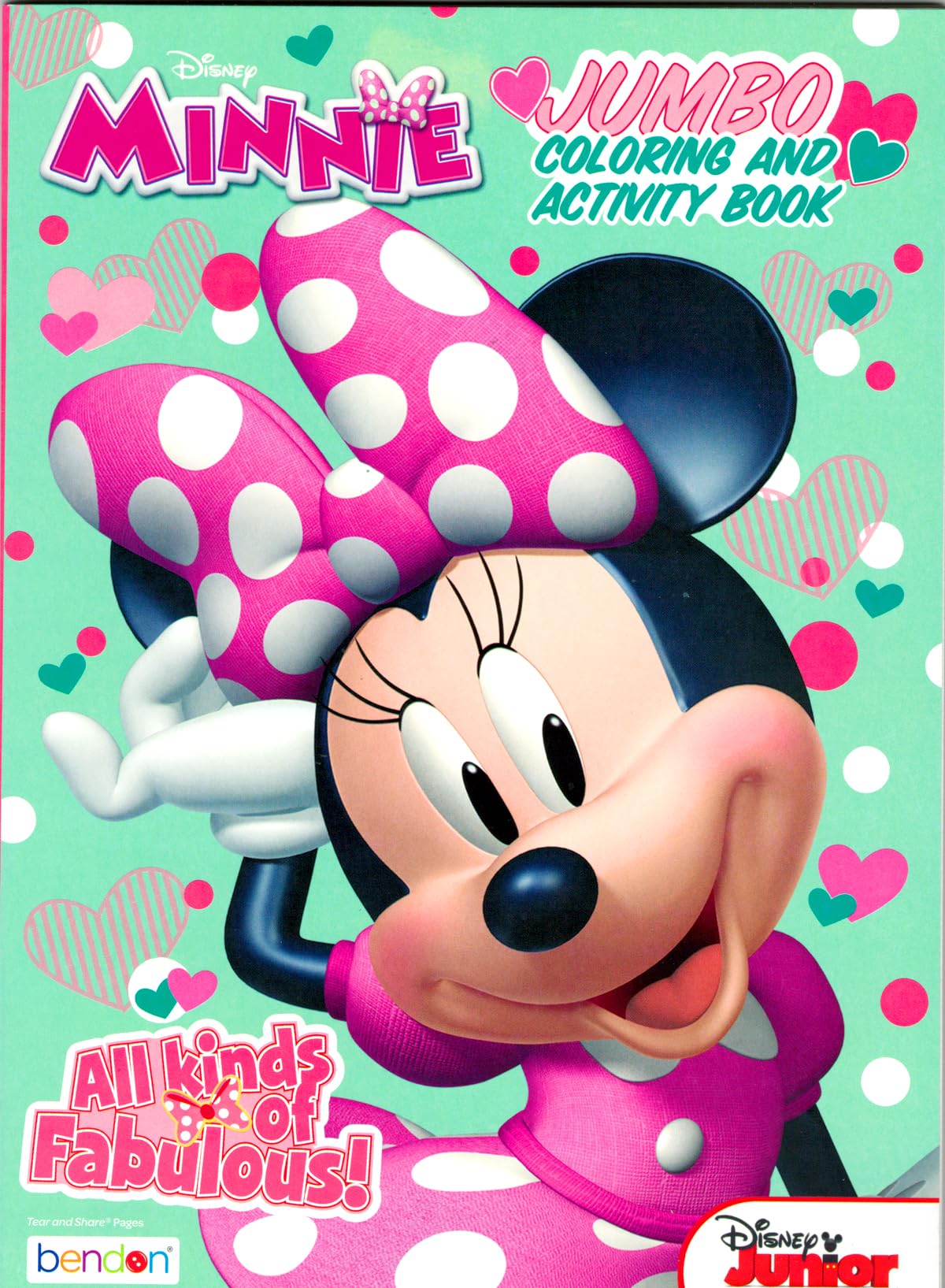 Bendon Minnie Mouse Coloring Activity Book & Sticker Set for Kids